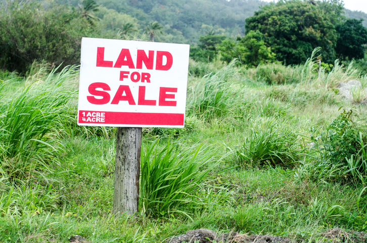 land for sale sign